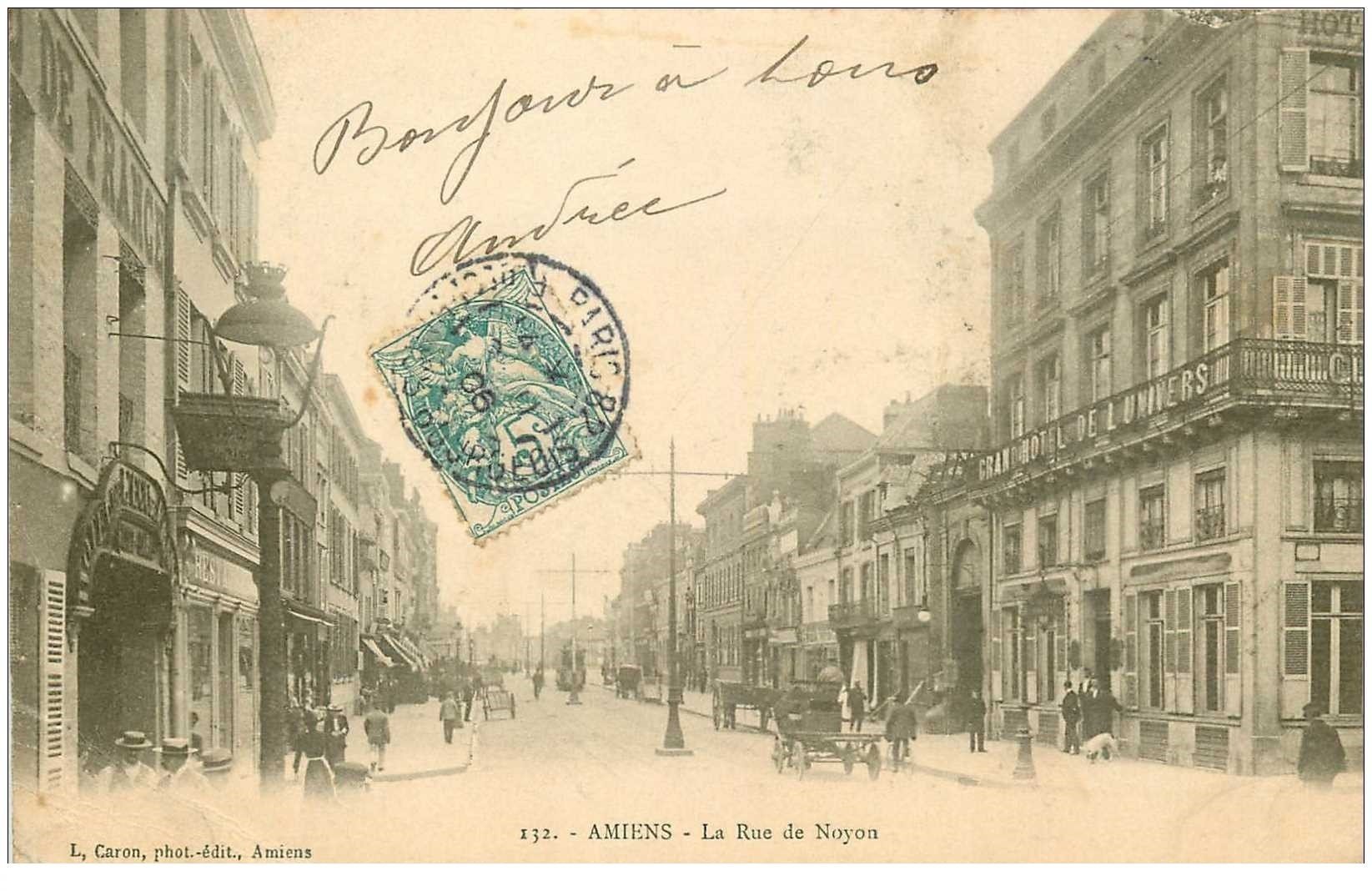 80 - Amiens - Angle de la rue de Noyon