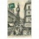 carte postale ancienne 80 AMIENS. Rue des Vergeaux Horloge 1908