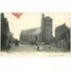 carte postale ancienne 80 AULT ONNIVAL. Place de l'Eglise 1908