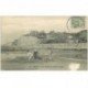 carte postale ancienne 80 AULT. La Plage à Marée basse 1906