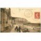 carte postale ancienne 80 AULT. Les Falaises et Casino 1913