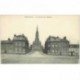 carte postale ancienne 80 BEAUVAL. La Place de l'Eglise