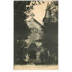 carte postale ancienne 80 BOIS-DE-CISE. Chapelle Sainte-Edith animation