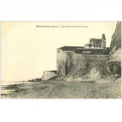 carte postale ancienne 80 BOIS-DE-CISE. Falaises et Villa Lumen