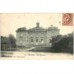 carte postale ancienne 80 BOVES. La Mairie 1905