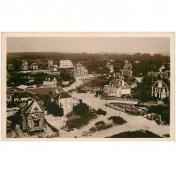 carte postale ancienne 80 BRIGHTON PLAGE. Vue générale. Carte Photo émaillographie vers 1934