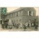carte postale ancienne 80 BUIGNY LES GAMACHES. Colonie Sainte Geneviève 1915 jeux de tennis et croquet pour jeunes filles