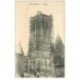 carte postale ancienne 80 CAIX. L'Eglise animation 1916