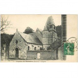 carte postale ancienne 80 CAYEUX-EN-SANTERRE. L'Eglise 1916