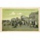 carte postale ancienne 80 CAYEUX-SUR-MER. Le Chemin des Planches et Hôtel Kursaal 1930. Publicité murale Dubonnet