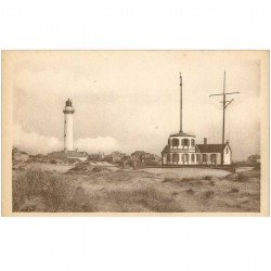 carte postale ancienne 80 CAYEUX-SUR-MER. Phare et Sémaphore