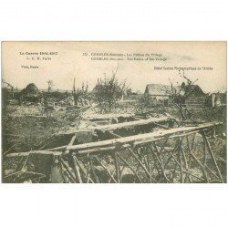 carte postale ancienne 80 COMBLES. Les Ruines du Village 1917. Guerre 1914-18