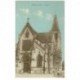 carte postale ancienne 80 CONTY. L'Eglise famille avec landau vers 1929