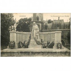 carte postale ancienne 80 CORBIE. Le Monument aux Morts 1928