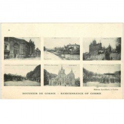 carte postale ancienne 80 CORBIE. Multivues 1916