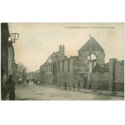 carte postale ancienne 80 CORBIE. Rue Hersent l'Hôpital