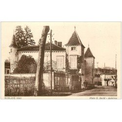 carte postale ancienne 01 Bublanc et Bublane. Manoir au Village vers 1940