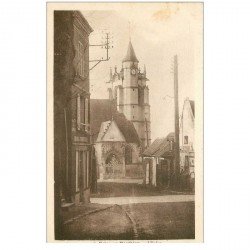 carte postale ancienne 80 CRECY-EN-PONTHIEU. L'Eglise 1932