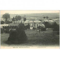 carte postale ancienne 80 DOULLENS. Panorama des Tilleuls