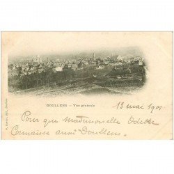 carte postale ancienne 80 DOULLENS. Vue générale 1901