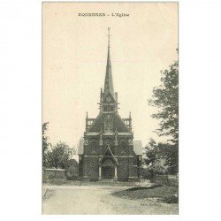 carte postale ancienne 80 EQUENNES. L'Eglise 1922