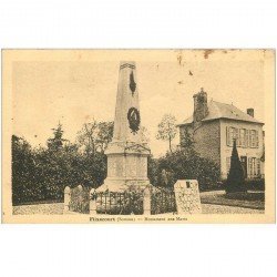 carte postale ancienne 80 FLIXECOURT. Monument aux Morts