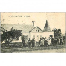 carte postale ancienne 80 FORT-MAHON. Sortie de la Chapelle