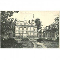 carte postale ancienne 80 HAMANCOURT. Le Château vers 1900