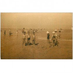 carte postale ancienne 80 LE CROTOY. Plage à l'Heure du Bain