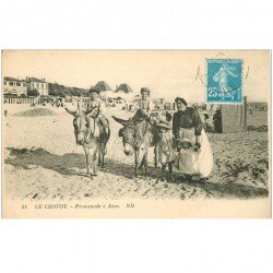 80 LE CROTOY. Promenade à dos d' Anes