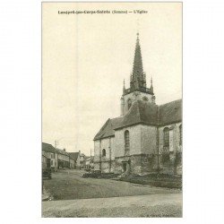 carte postale ancienne 80 LONGPRE-LES-CORPS-SAINTS. L'Eglise 1931