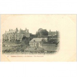carte postale ancienne 80 LUCHEUX. Le Château
