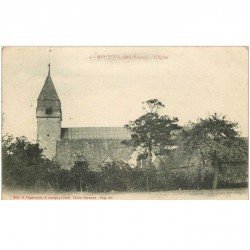 carte postale ancienne 80 MARQUIVILLERS. L'Eglise 1911
