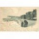 carte postale ancienne 80 MERS-LES-BAINS. Esplanade de la Plage. Rare Timbre de 1900