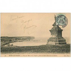 carte postale ancienne 80 MERS-LES-BAINS. Et Tréport Notre-Dame de la Falaise 1906