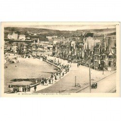 carte postale ancienne 80 MERS-LES-BAINS. L'Esplanade vue générale