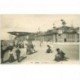 carte postale ancienne 80 MERS-LES-BAINS. Marchand de glaces ambulant vers le Casino vers 1915