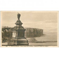 carte postale ancienne 80 MERS-LES-BAINS. Notre-Dame de la Falaise