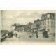 carte postale ancienne 80 MERS-LES-BAINS. Voiture ancienne sur la Digue des Villas 1915