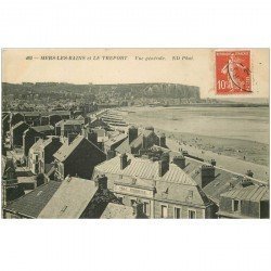 carte postale ancienne 80 MERS-LES-BAINS. Vue générale sur le Tréport