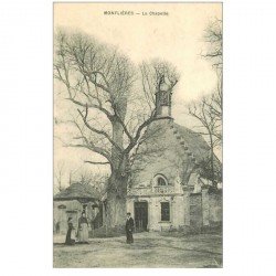 carte postale ancienne 80 MONFLIERES. La Chapelle 1920