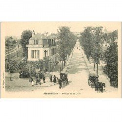 80 MONTDIDIER. Tabac Hôtel et Fiacres Avenue de la Gare