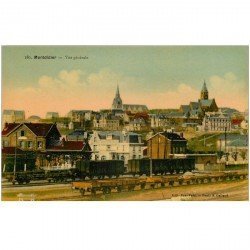 carte postale ancienne 80 MONTDIDIER. Vue générale sur la Gare. Edition Fafet photo Galland. Impeccable et vierge