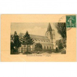 carte postale ancienne 80 NOUVION-EN-PONTHIEU. L'Eglise 1912