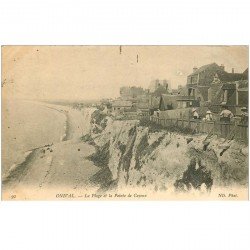 carte postale ancienne 80 ONIVAL SUR MER. La Plage Pointe de Cayeux 1904