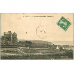 carte postale ancienne 80 ONIVAL. Château du Moulinet et Petit Paris 1913
