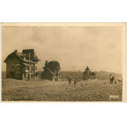 carte postale ancienne 80 ONIVAL. Les Quatres Châlets et Phare d'Ault