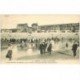 carte postale ancienne 80 ONIVAL. Plage et Cabines 1911