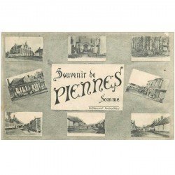 carte postale ancienne 80 PENNES. Souvenir multivues 1907