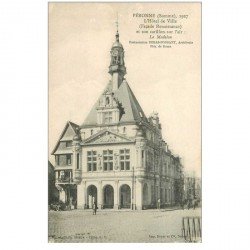 carte postale ancienne 80 PERONNE. Carillon de l'Hôtel de Ville sonnant La Madelon